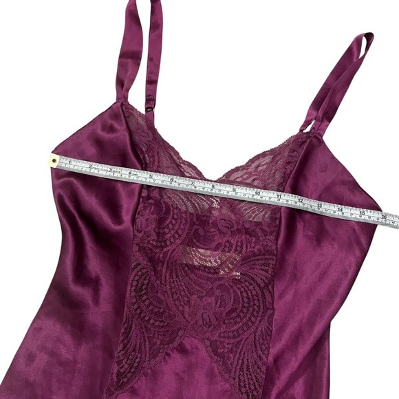 Vintage Victorias Secret Gold Label Maxi Slip Dress Purple S Whimsygoth‎ Vampire - Picture 7 of 10